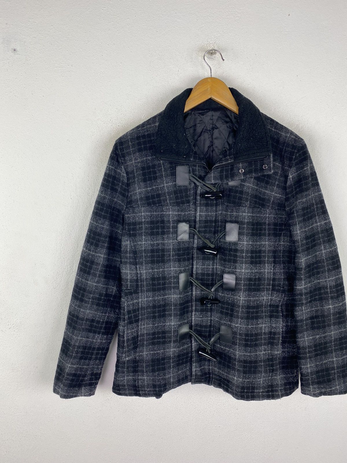 Katharine Hamnett London KATHARINE HAMNETT WOOL PLAID JACKET Size US M / EU 48-50 / 2 - 3 Thumbnail