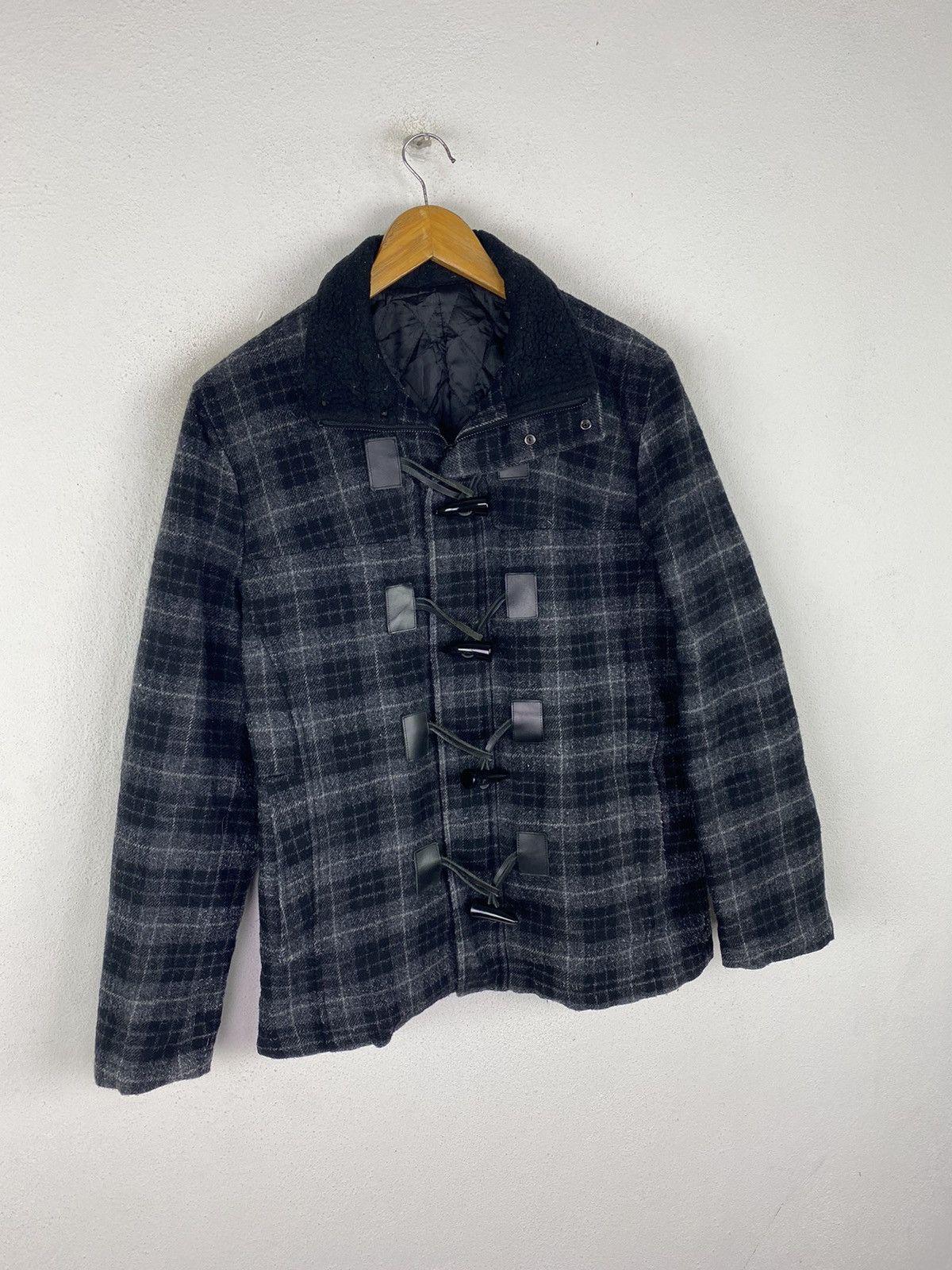 Katharine Hamnett London KATHARINE HAMNETT WOOL PLAID JACKET Size US M / EU 48-50 / 2 - 2 Thumbnail