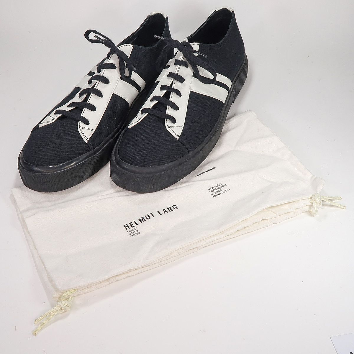 Helmut Lang 692-Black/white sneakers Size US 13 / EU 46 - 6 Thumbnail