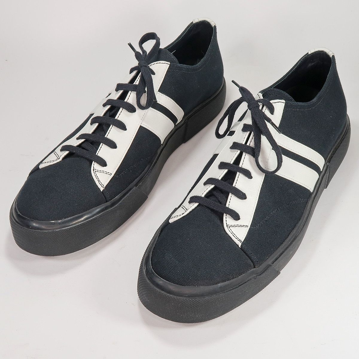 Helmut Lang 692-Black/white sneakers Size US 13 / EU 46 - 1 Thumbnail