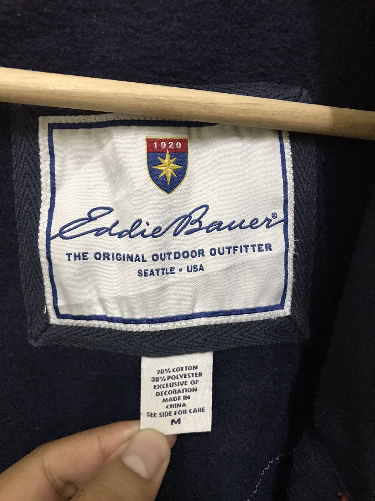 Eddie Bauer Vintage Eddie Bauer Sweater Jacket Small Pocket Nice Design Size US M / EU 48-50 / 2 - 14 Thumbnail