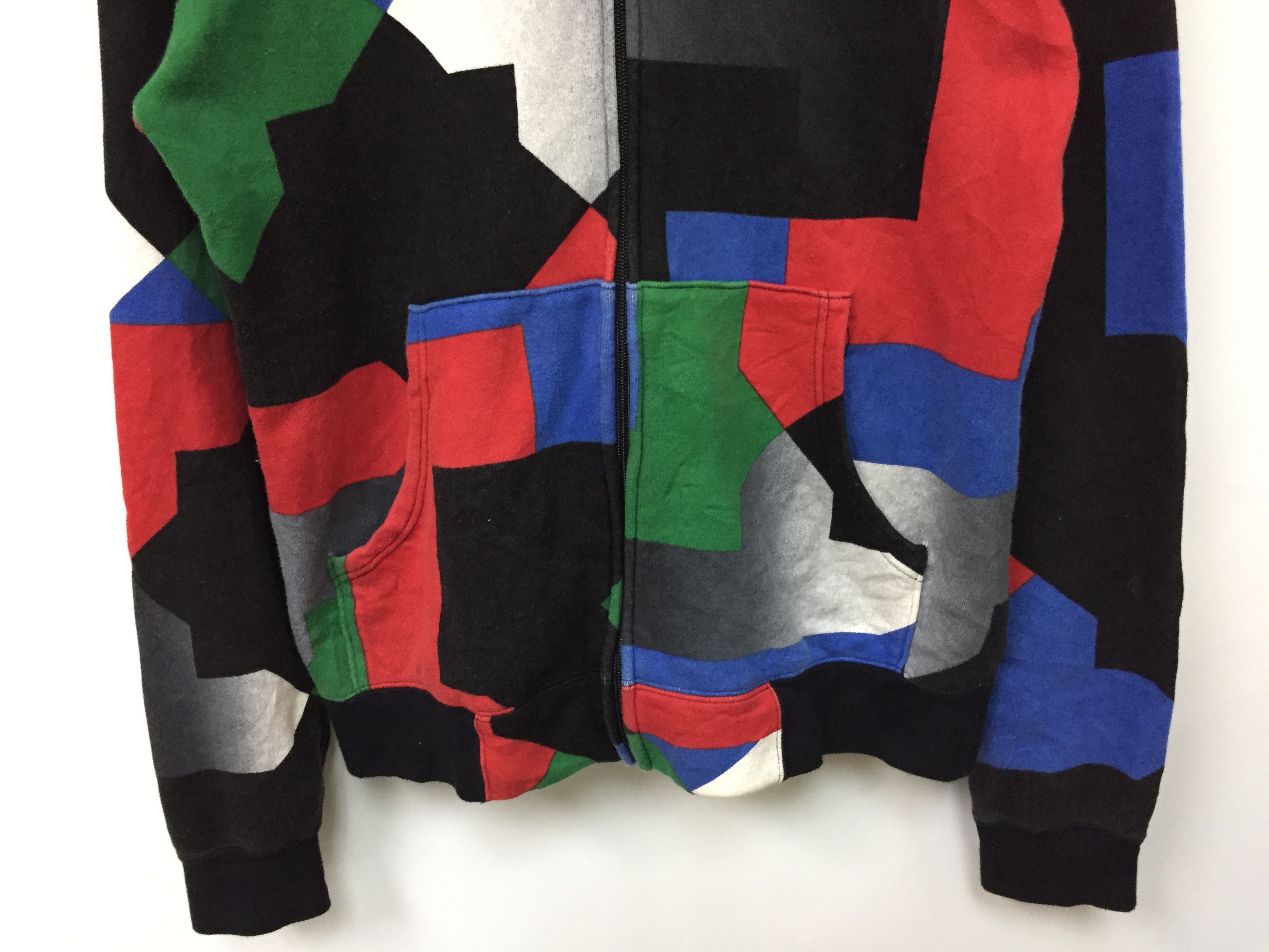 PHENOMENON 2007 Phenomenon Color block patchwork design hoodie Size US M / EU 48-50 / 2 - 5 Thumbnail