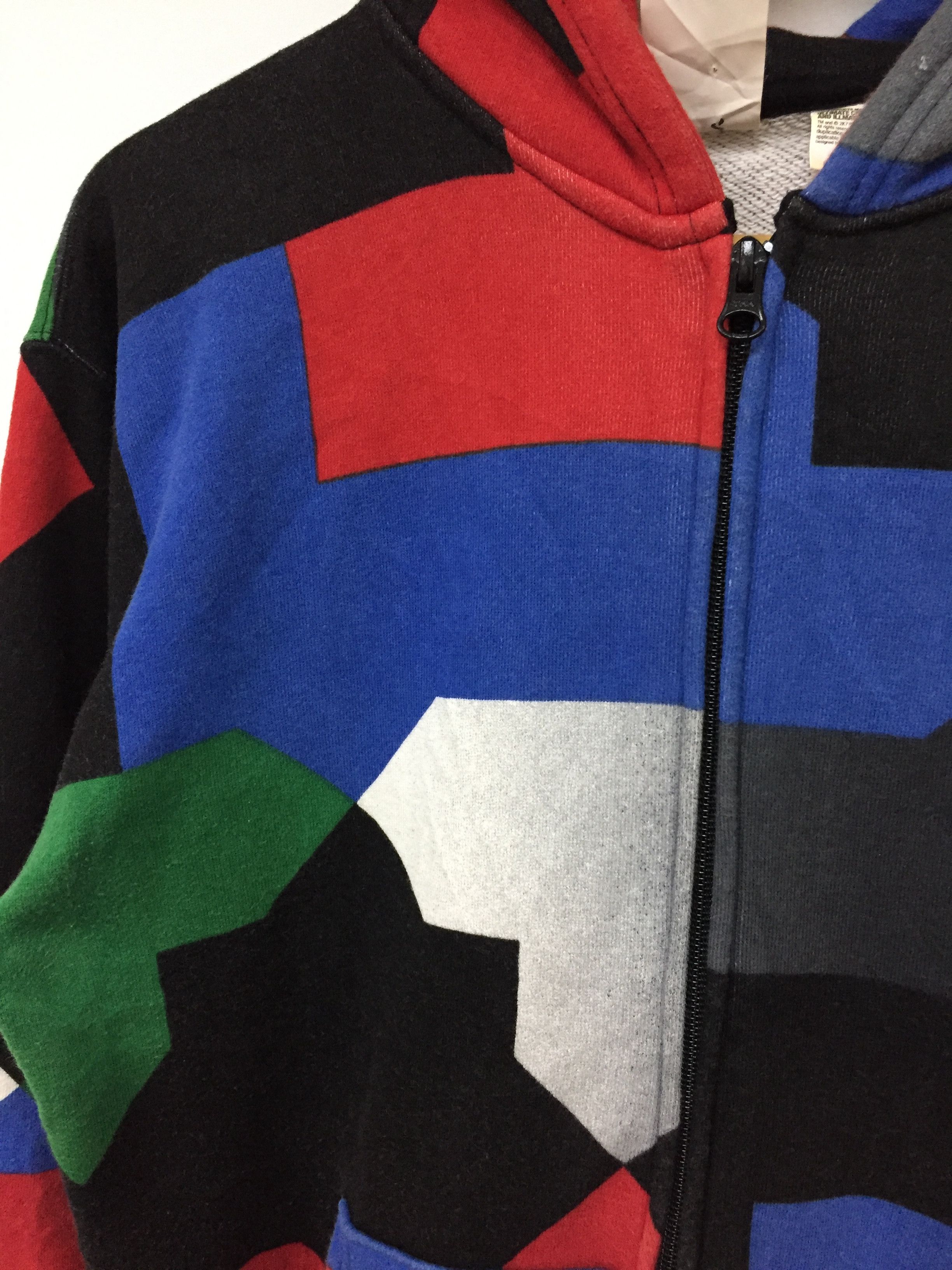 PHENOMENON 2007 Phenomenon Color block patchwork design hoodie Size US M / EU 48-50 / 2 - 6 Thumbnail