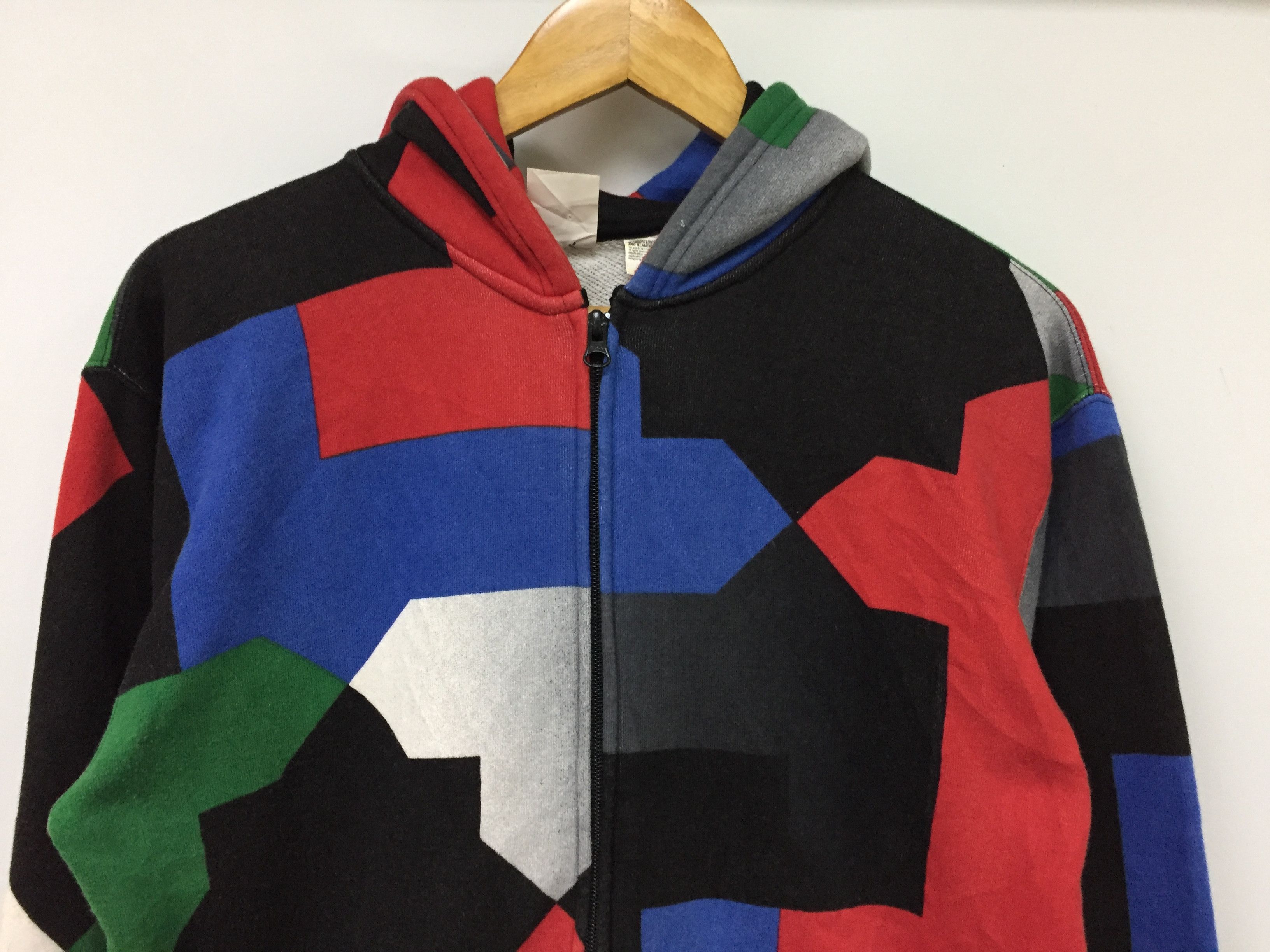 PHENOMENON 2007 Phenomenon Color block patchwork design hoodie Size US M / EU 48-50 / 2 - 4 Thumbnail