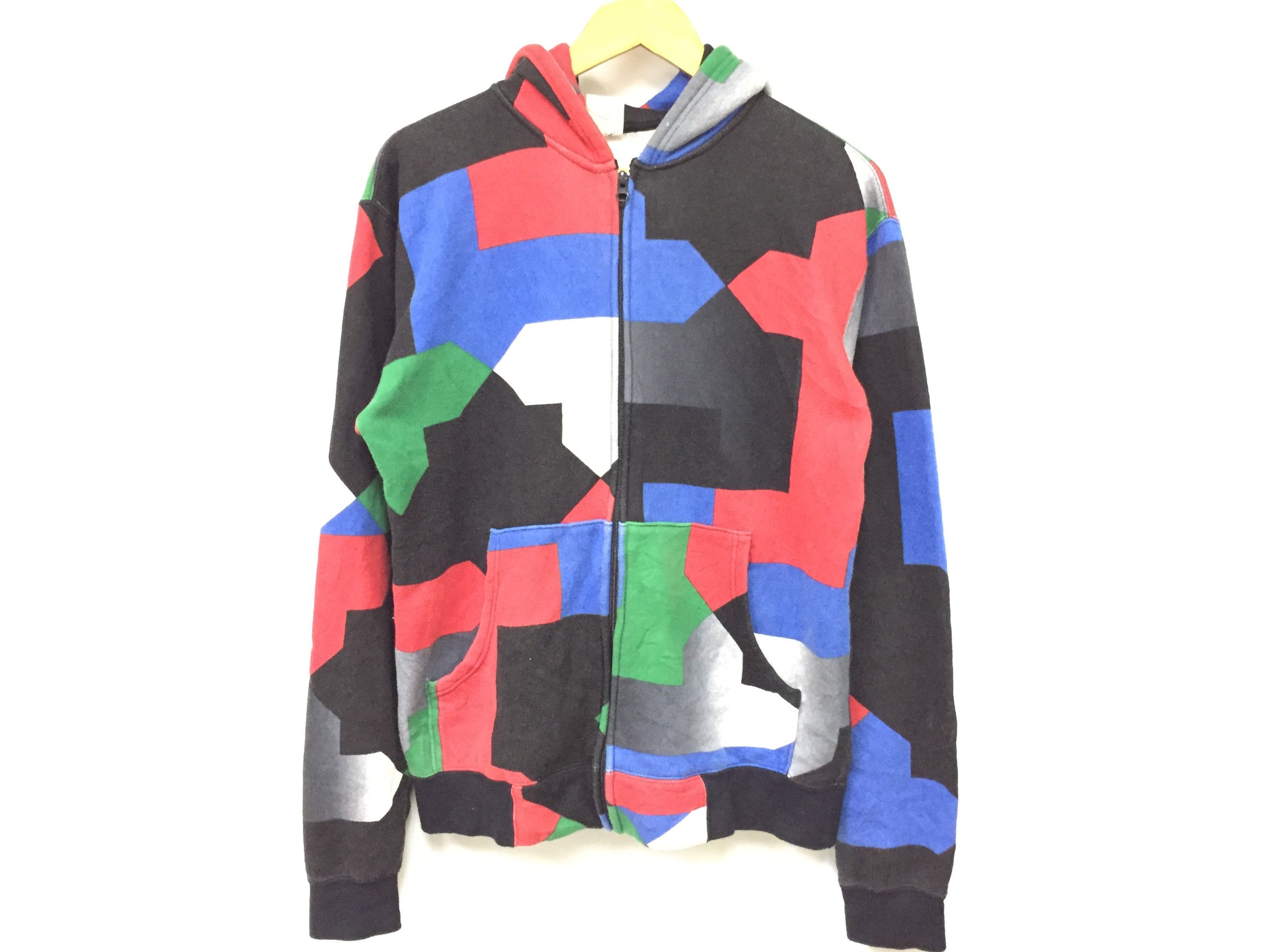 PHENOMENON 2007 Phenomenon Color block patchwork design hoodie Size US M / EU 48-50 / 2 - 3 Thumbnail