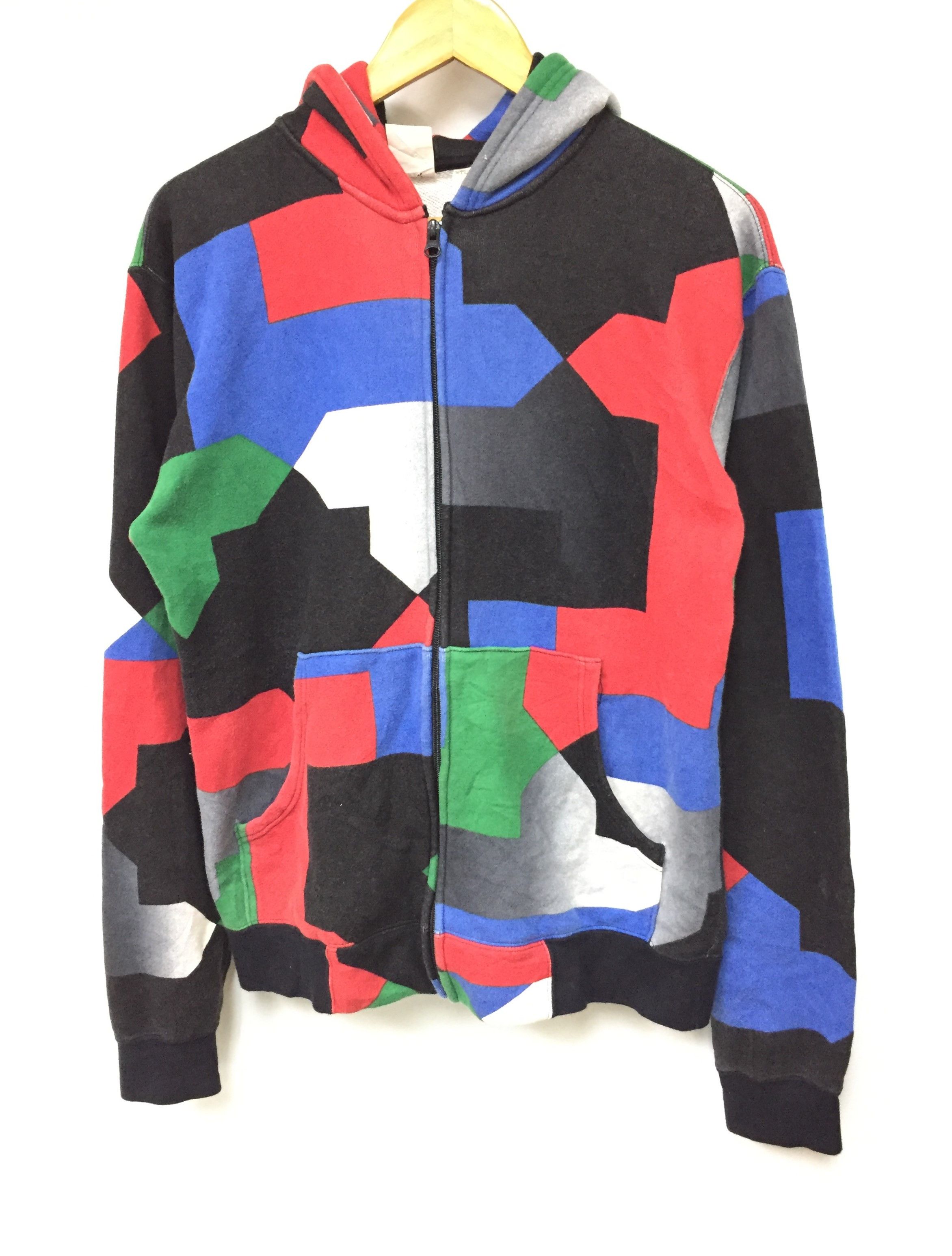 PHENOMENON 2007 Phenomenon Color block patchwork design hoodie Size US M / EU 48-50 / 2 - 2 Thumbnail
