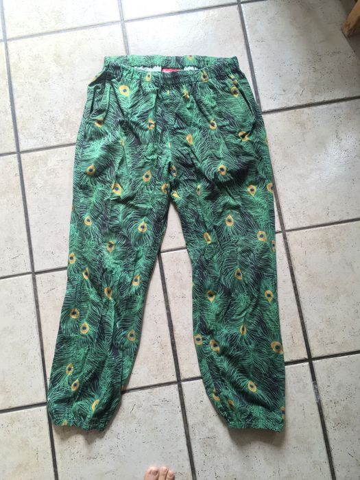 Supreme S/S 2016 Supreme Peacock Pants Green | Grailed