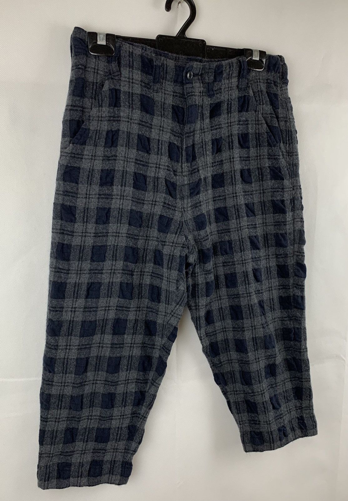 Japanese Brand Journal Standard 2blend 55% wool /45% Cotton Cropped Pant Size US 28 / EU 44 - 4 Thumbnail