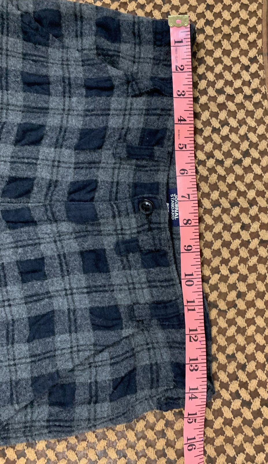 Japanese Brand Journal Standard 2blend 55% wool /45% Cotton Cropped Pant Size US 28 / EU 44 - 19 Thumbnail