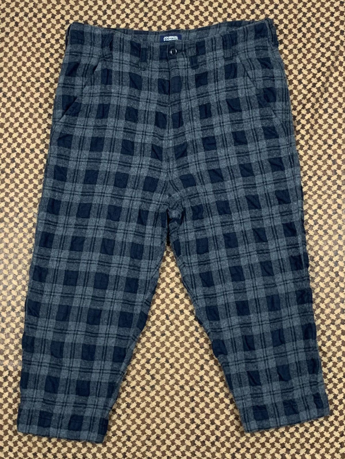 Japanese Brand Journal Standard 2blend 55% wool /45% Cotton Cropped Pant Size US 28 / EU 44 - 18 Thumbnail