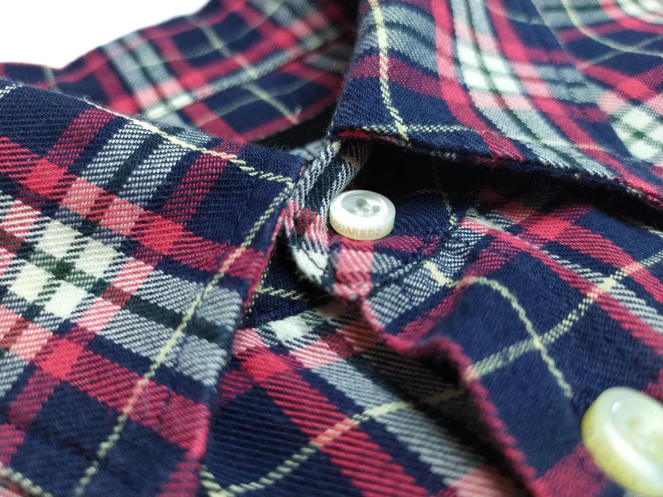 Designer Dsquared2 Tartan Plaid Kids Shirt Size US XS / EU 42 / 0 - 5 Thumbnail