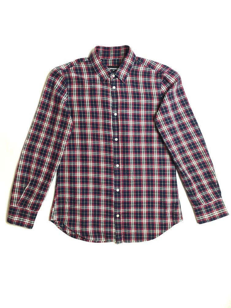 Designer Dsquared2 Tartan Plaid Kids Shirt Size US XS / EU 42 / 0 - 2 Thumbnail
