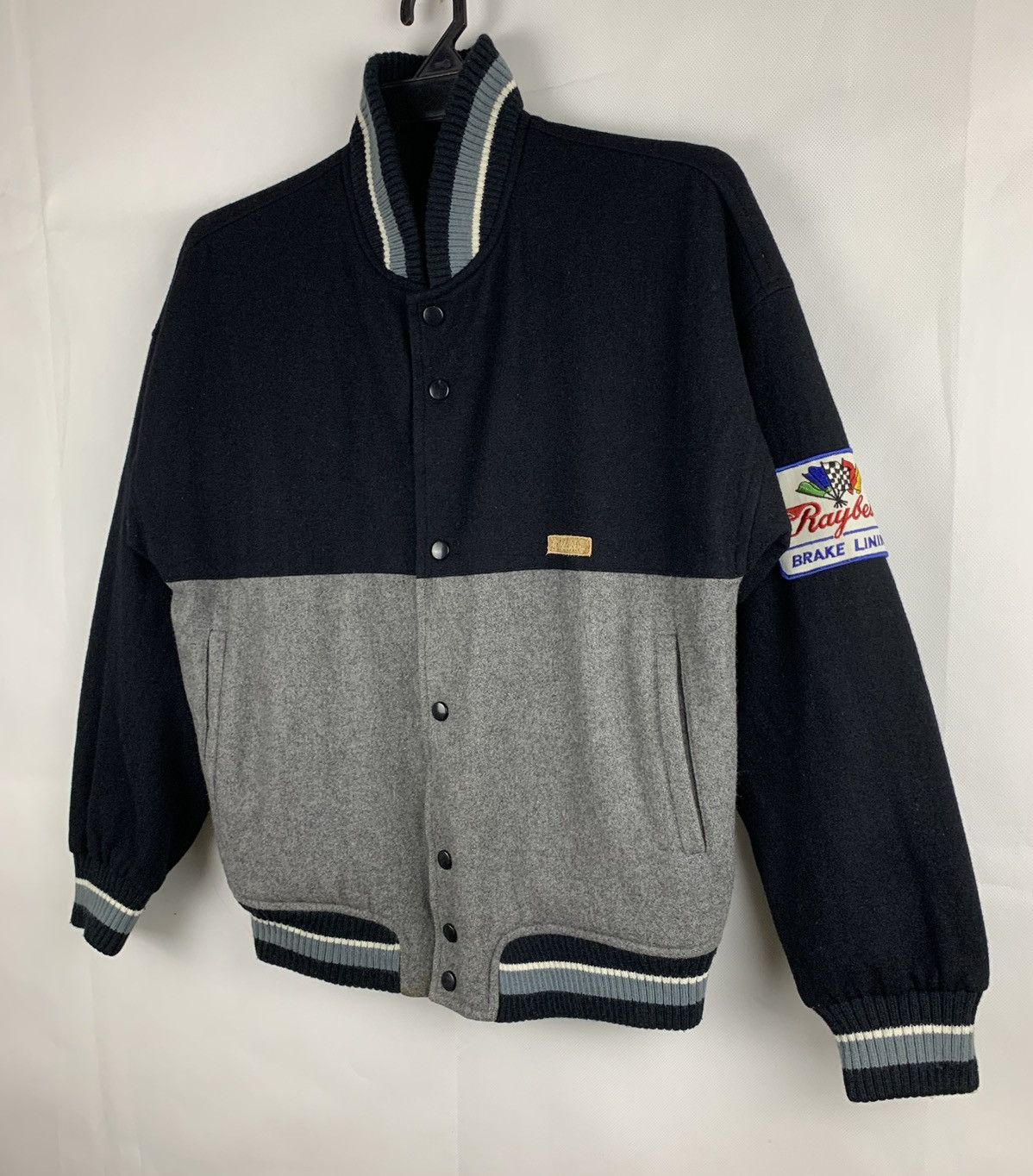 Japanese Brand × Mizuno Vintage Mizuno World Win Wool Varsity Jacket Size US M / EU 48-50 / 2 - 3 Thumbnail