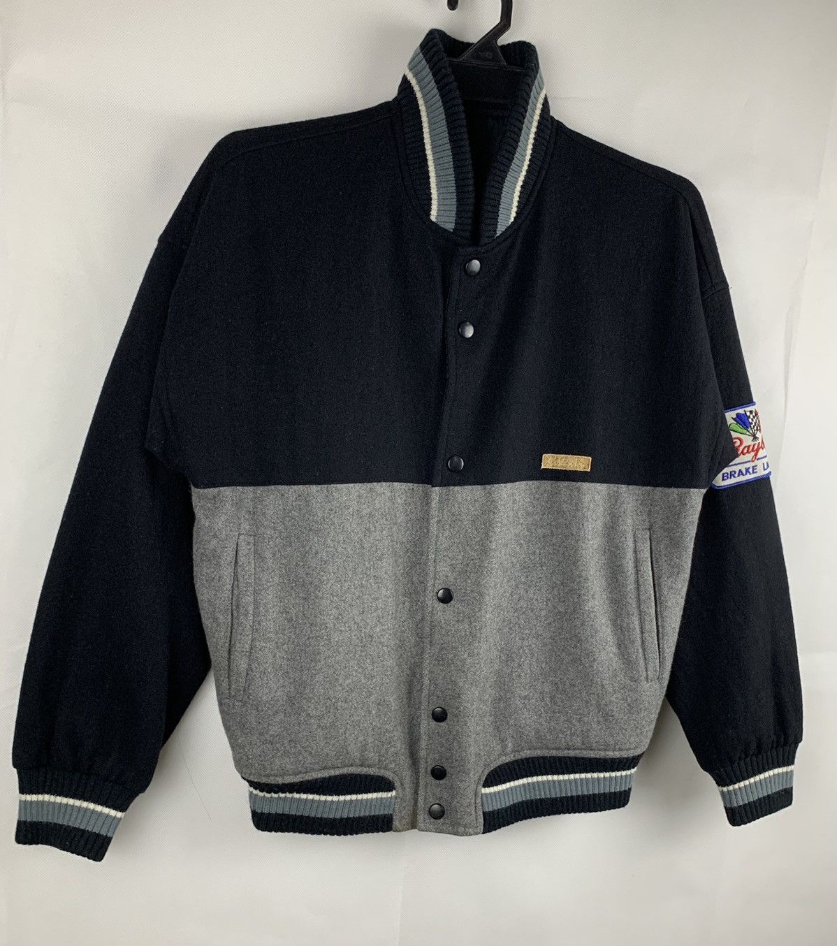 Japanese Brand × Mizuno Vintage Mizuno World Win Wool Varsity Jacket Size US M / EU 48-50 / 2 - 4 Thumbnail
