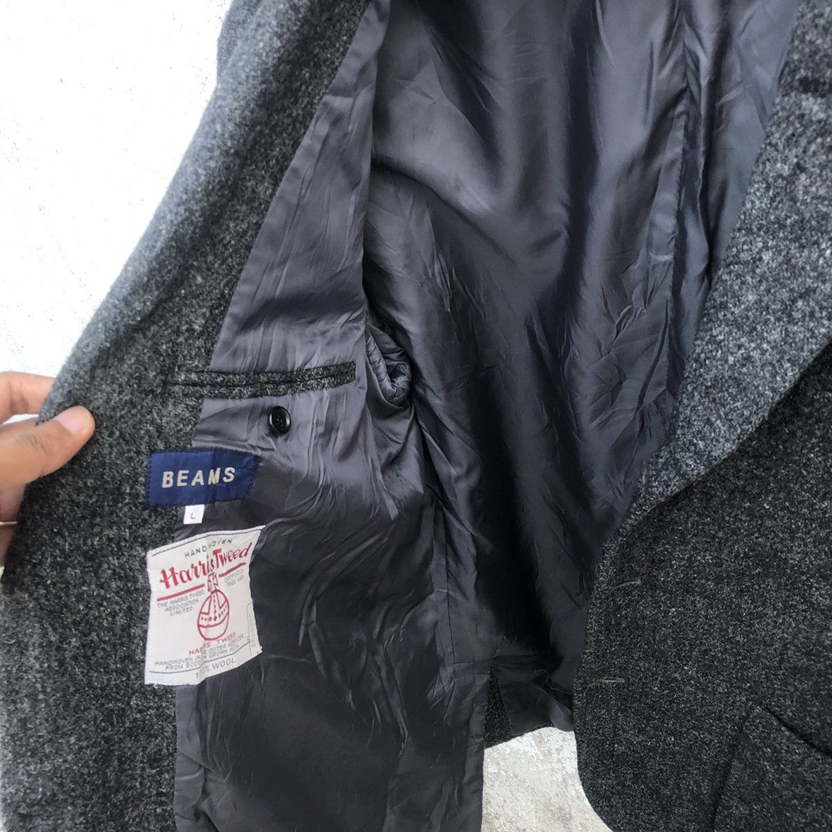 Beams Plus × Designer × Harris Tweed Beams jacket Size US L / EU 52-54 / 3 - 7 Thumbnail
