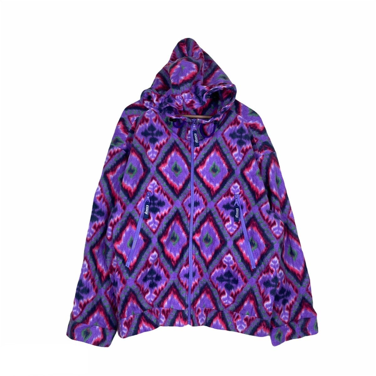 Japanese Brand Nordica Zip Up Fleece Hoodie Size US M / EU 48-50 / 2 - 1 Thumbnail