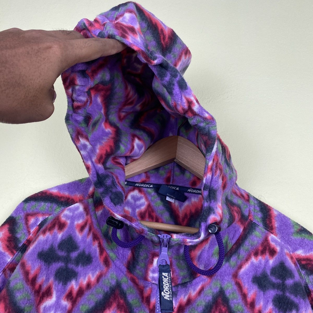 Japanese Brand Nordica Zip Up Fleece Hoodie Size US M / EU 48-50 / 2 - 3 Thumbnail