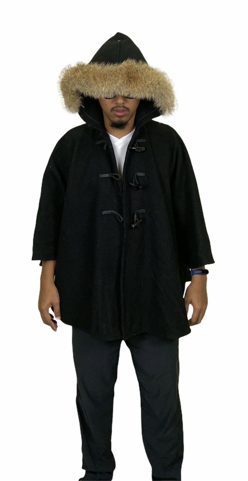 Fidelity × Other Fidelity Oversize Fur Hoodie Jacket Size US L / EU 52-54 / 3 - 1 Thumbnail