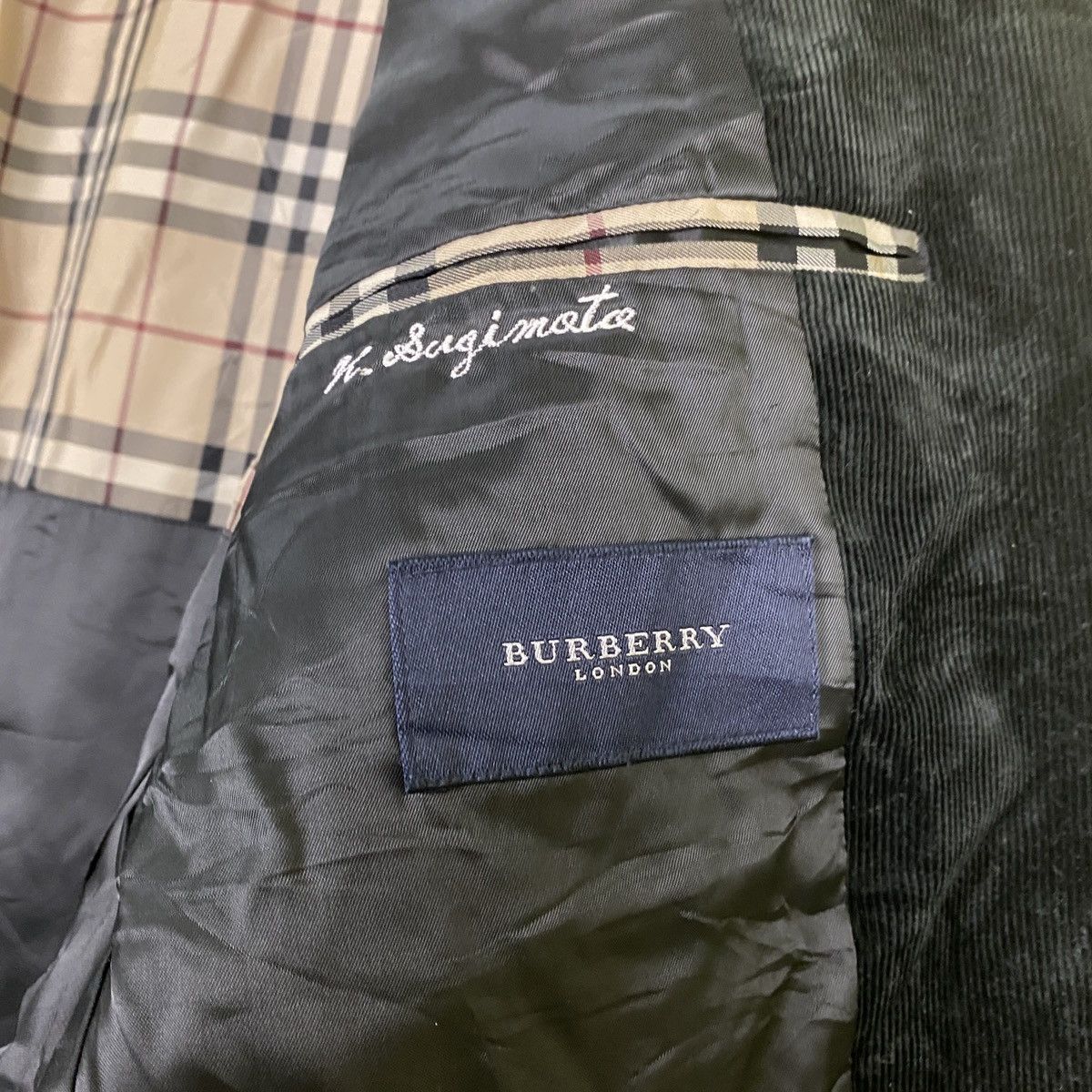 Burberry Burberry Corduroy Luxury Blazer Size US M / EU 48-50 / 2 - 7 Thumbnail