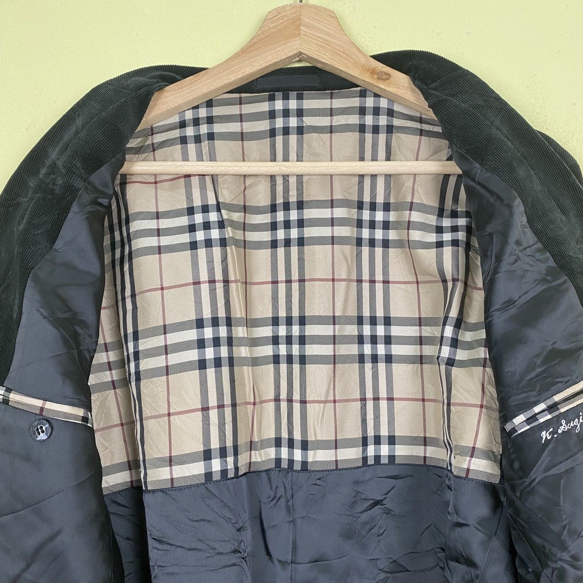 Burberry Burberry Corduroy Luxury Blazer Size US M / EU 48-50 / 2 - 9 Thumbnail