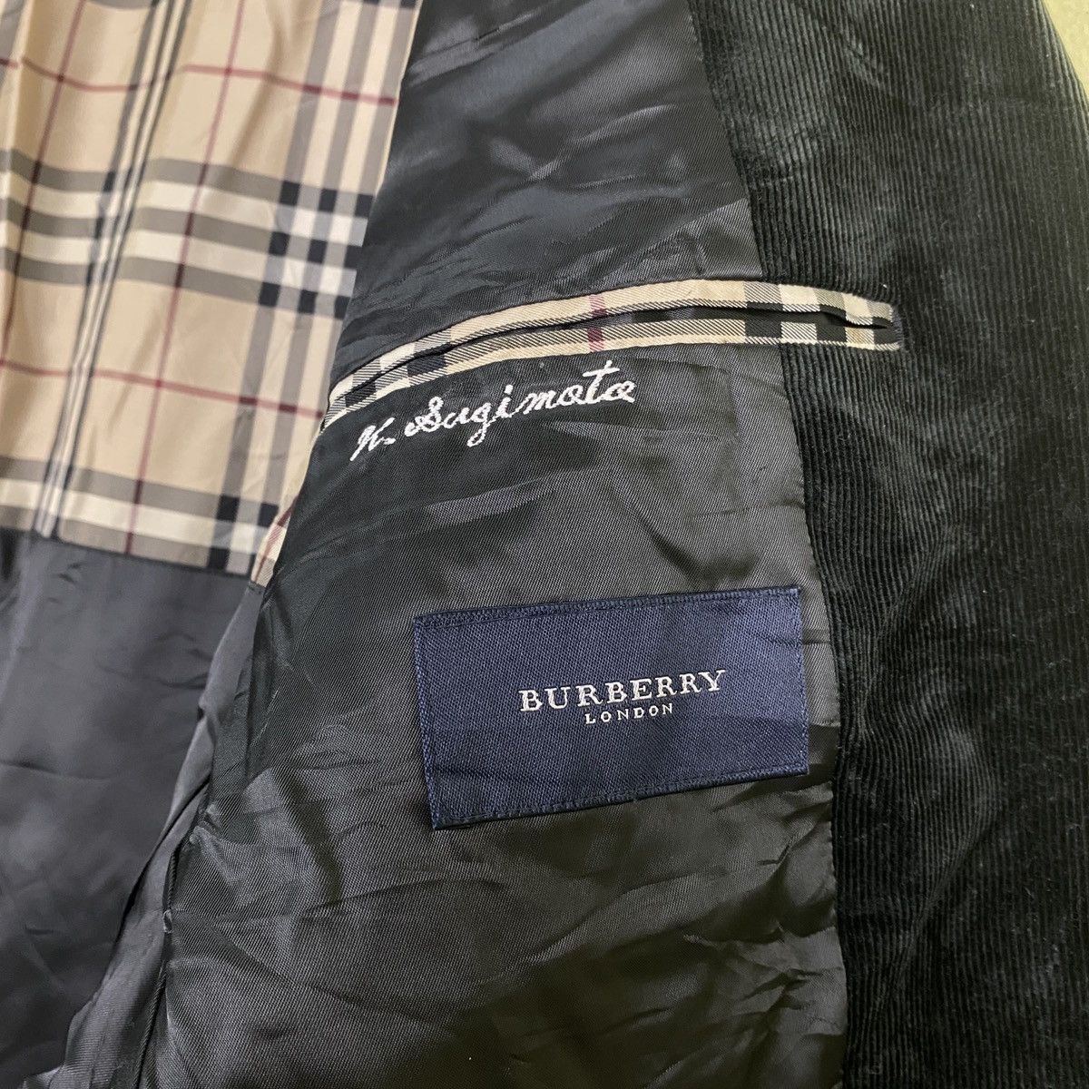 Burberry Burberry Corduroy Luxury Blazer Size US M / EU 48-50 / 2 - 8 Thumbnail
