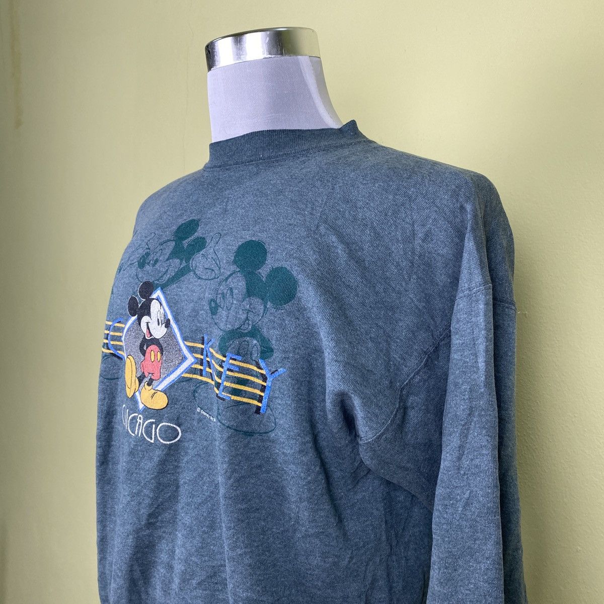 Disney × Vintage Vintage Mickey Mouse Sweatshirt Size US L / EU 52-54 / 3 - 9 Thumbnail