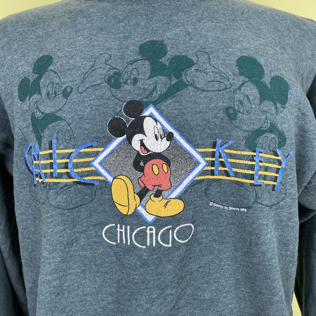 Disney × Vintage Vintage Mickey Mouse Sweatshirt Size US L / EU 52-54 / 3 - 5 Thumbnail