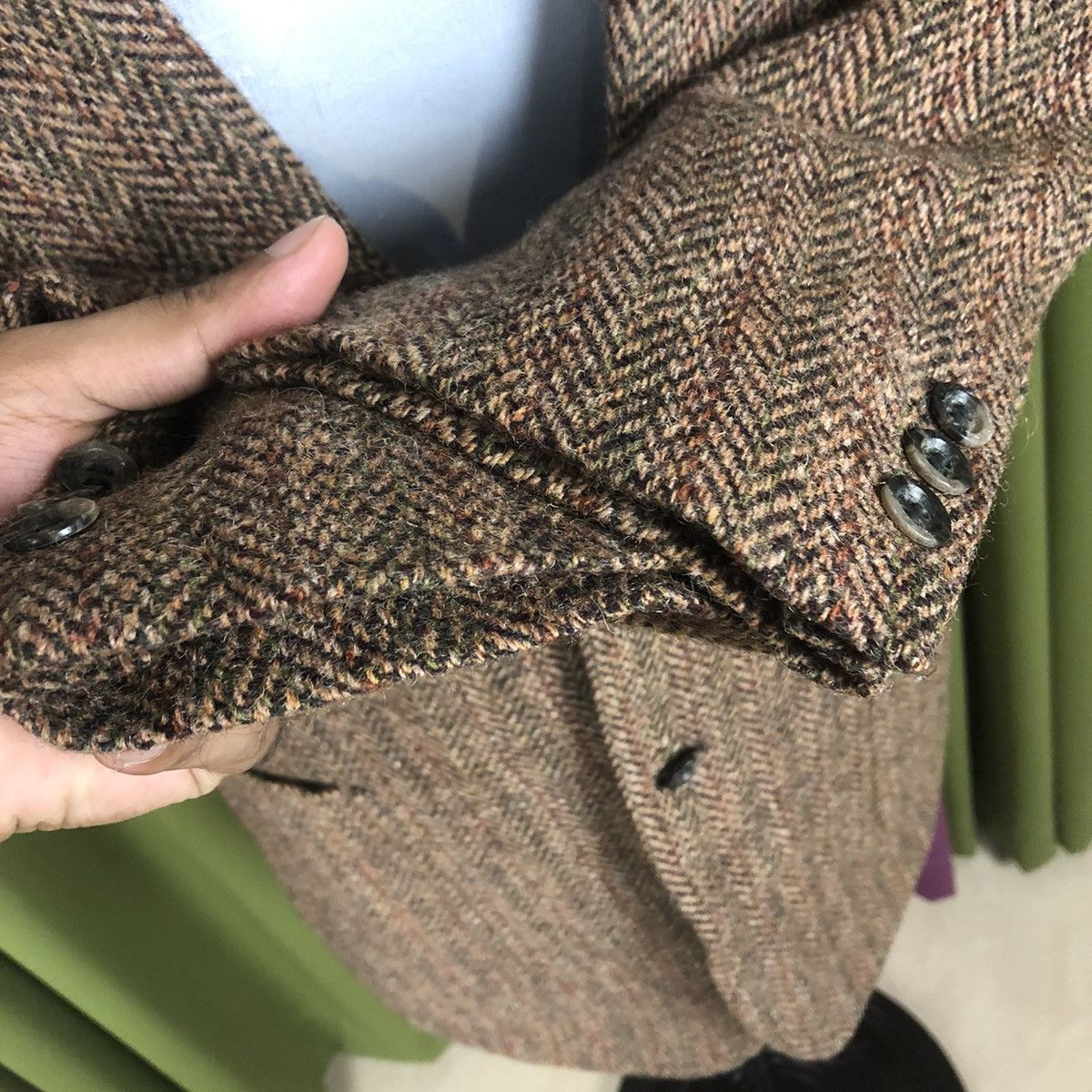 Harris Tweed Joe Natale by Rockingham Blazer Size US M / EU 48-50 / 2 - 6 Thumbnail