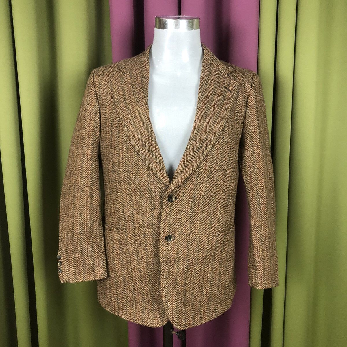 Harris Tweed Joe Natale by Rockingham Blazer Size US M / EU 48-50 / 2 - 1 Thumbnail