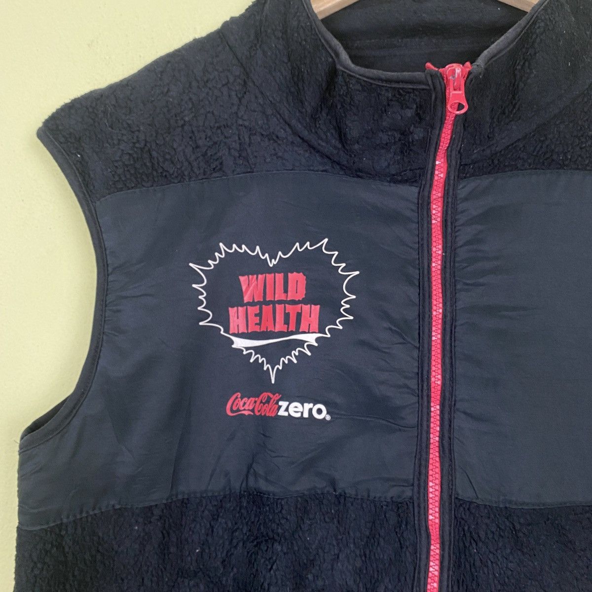 Coca Cola × Vintage CocaCola Zero Fleece Zip Up Vest Size US M / EU 48-50 / 2 - 4 Thumbnail