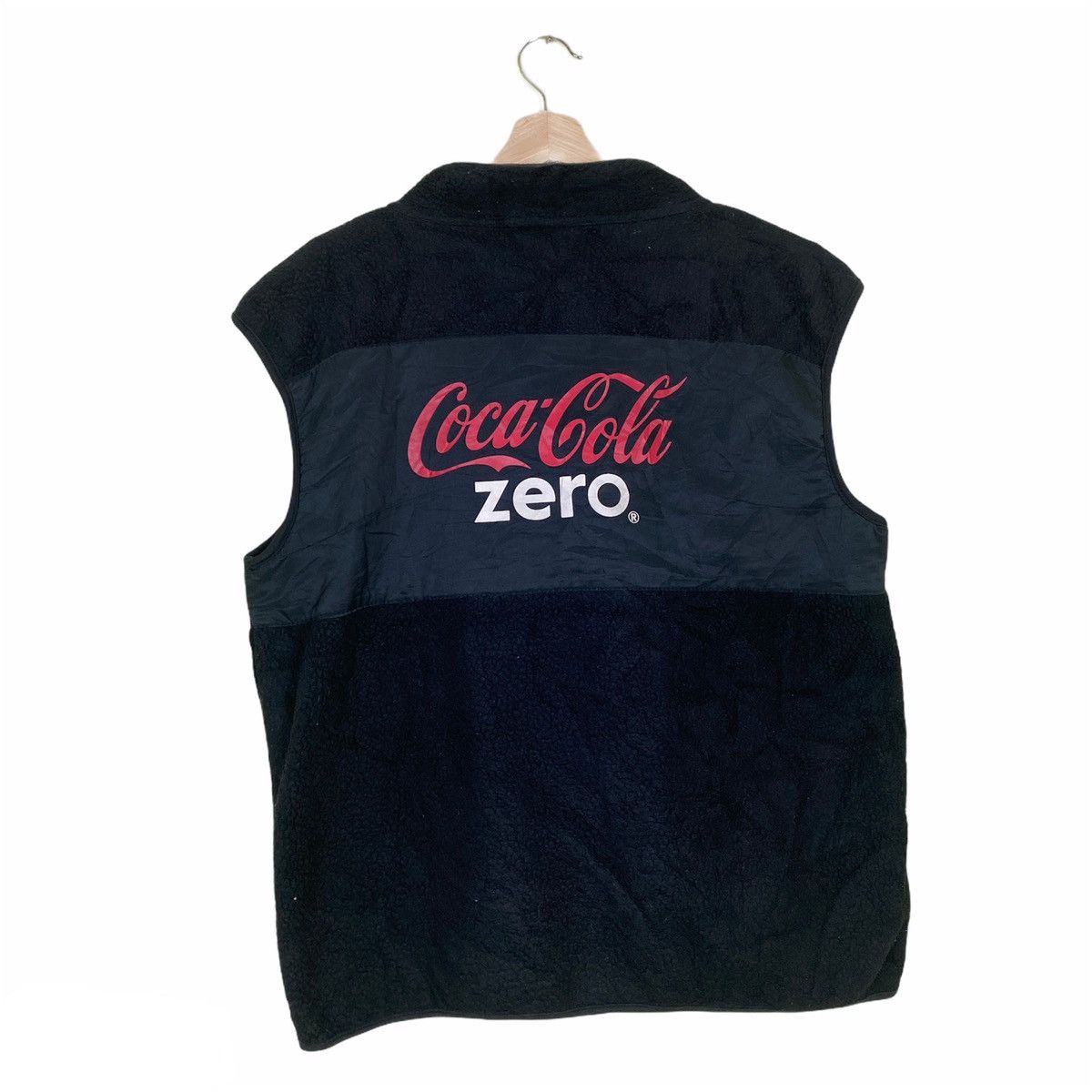 Coca Cola × Vintage CocaCola Zero Fleece Zip Up Vest Size US M / EU 48-50 / 2 - 1 Thumbnail