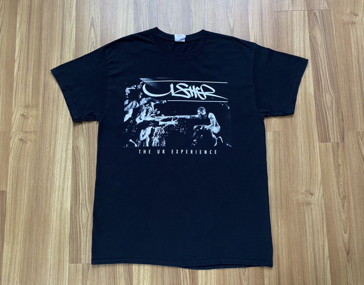 Band Tees Usher The UR Experience Tour T Shirt Tee Eminem Y2K Size US L / EU 52-54 / 3 - 1 Thumbnail