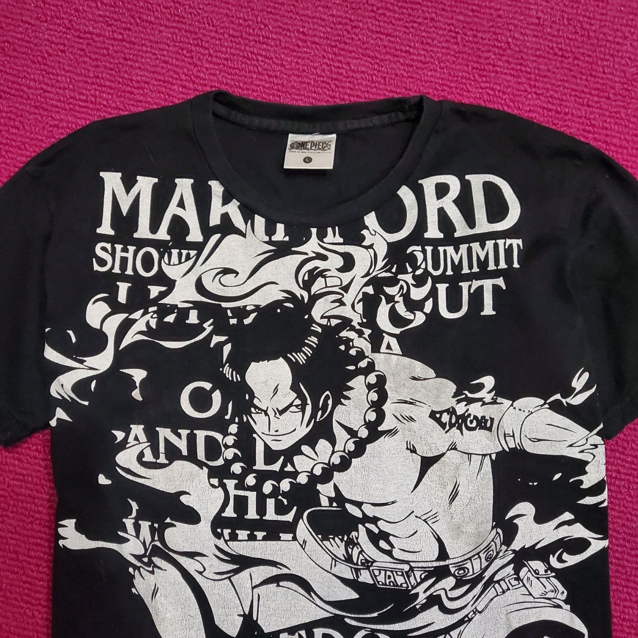 Japanese Brand × One Piece One Pieces ‘Portgas D Ace’ Print Anime tee Size US L / EU 52-54 / 3 - 1 Thumbnail
