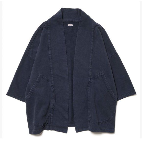 Kapital KAPITAL 2017 Cotton Kimono Cardigan Navy Blue Size US S / EU 44-46 / 1 - 1 Thumbnail