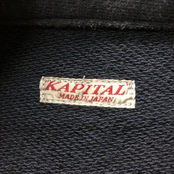 Kapital KAPITAL 2017 Cotton Kimono Cardigan Navy Blue Size US S / EU 44-46 / 1 - 6 Thumbnail