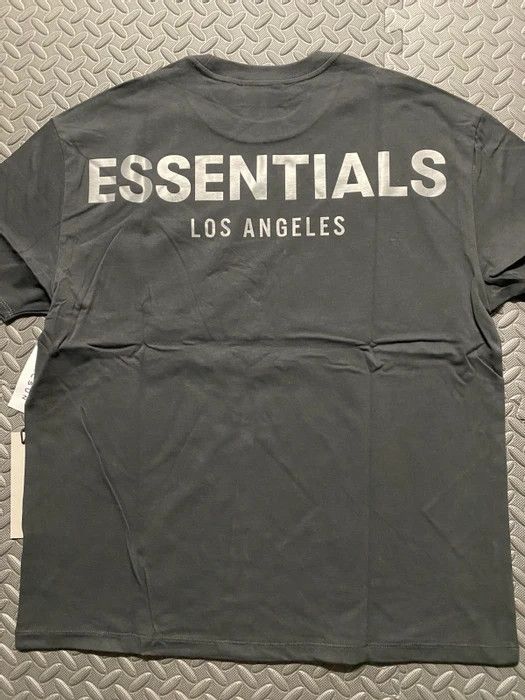 Fear Of God - FOG Essentials 3M Los Angeles Tee ( Black ) – The