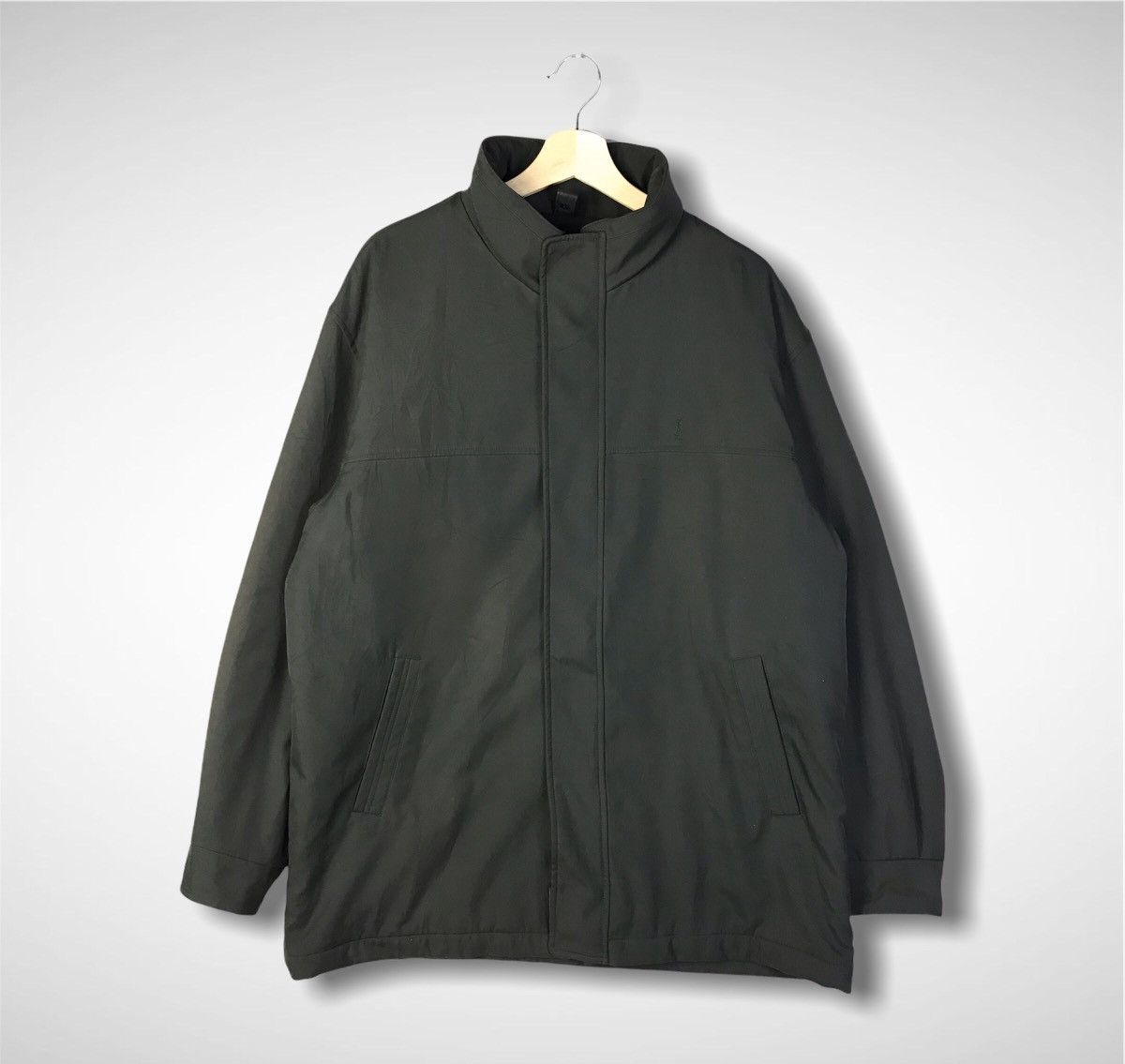 RARE🔥Yves Saint Laurent Long Trench Coat Coach Jacket