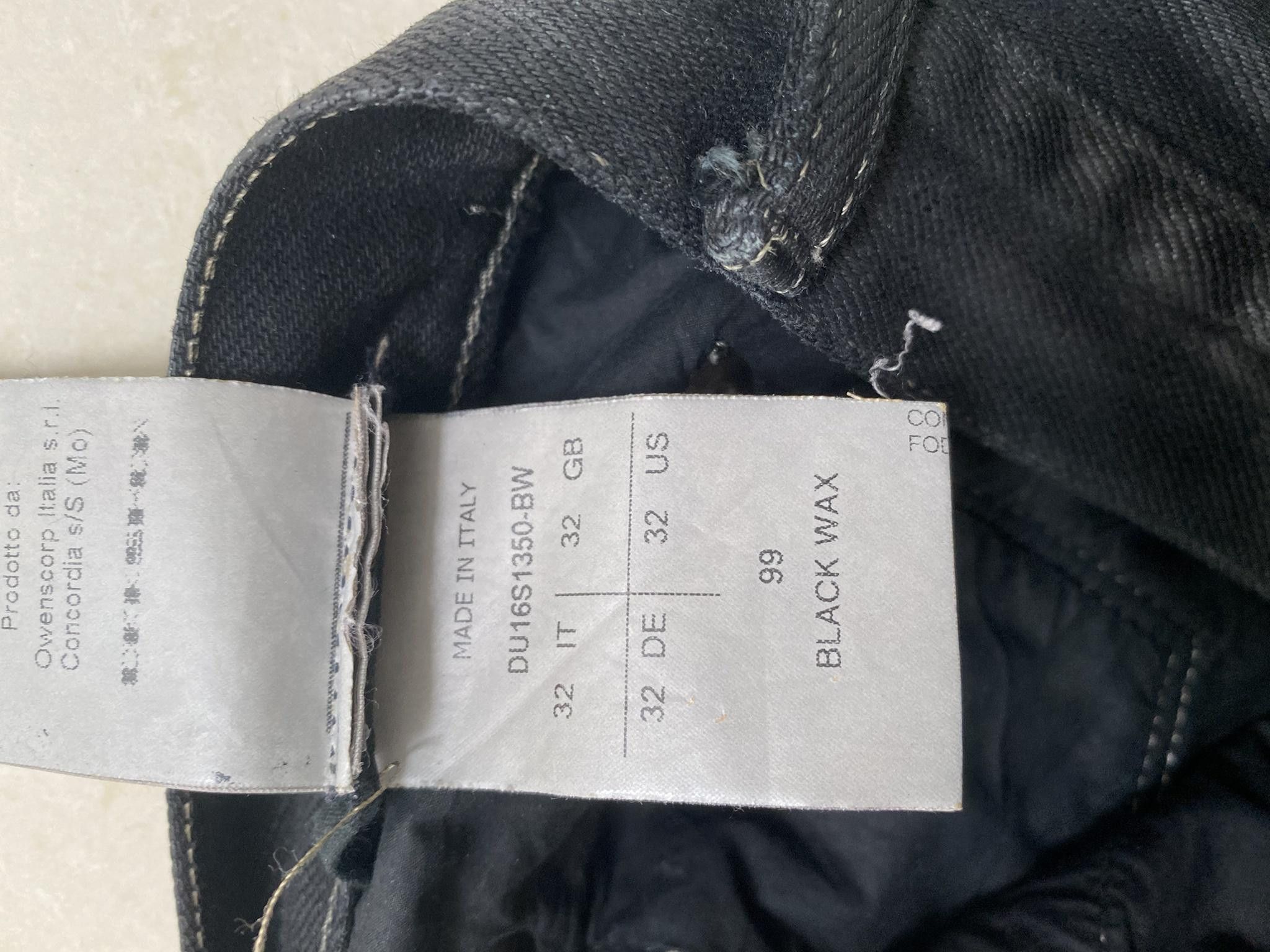 Rick Owens Detroit Waxed Denim Size US 32 / EU 48 - 4 Thumbnail
