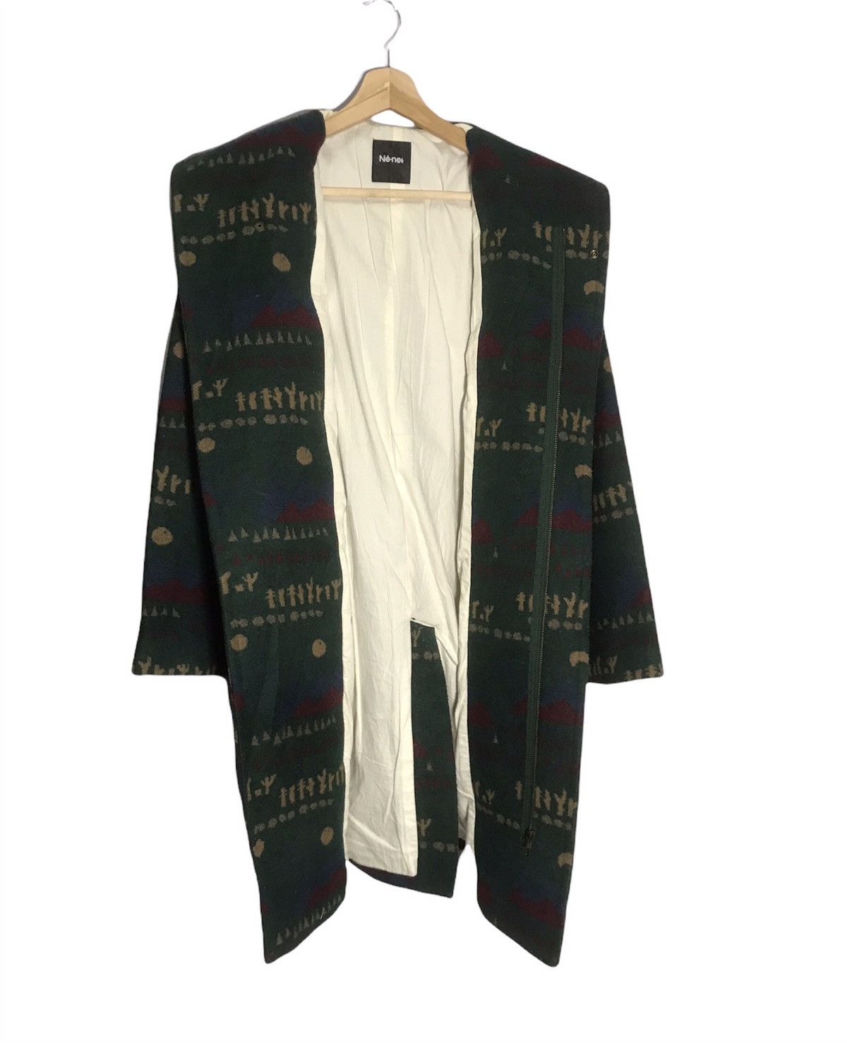 Issey Miyake Ne-Net Wool Parka Jacket Size US S / EU 44-46 / 1 - 10 Thumbnail