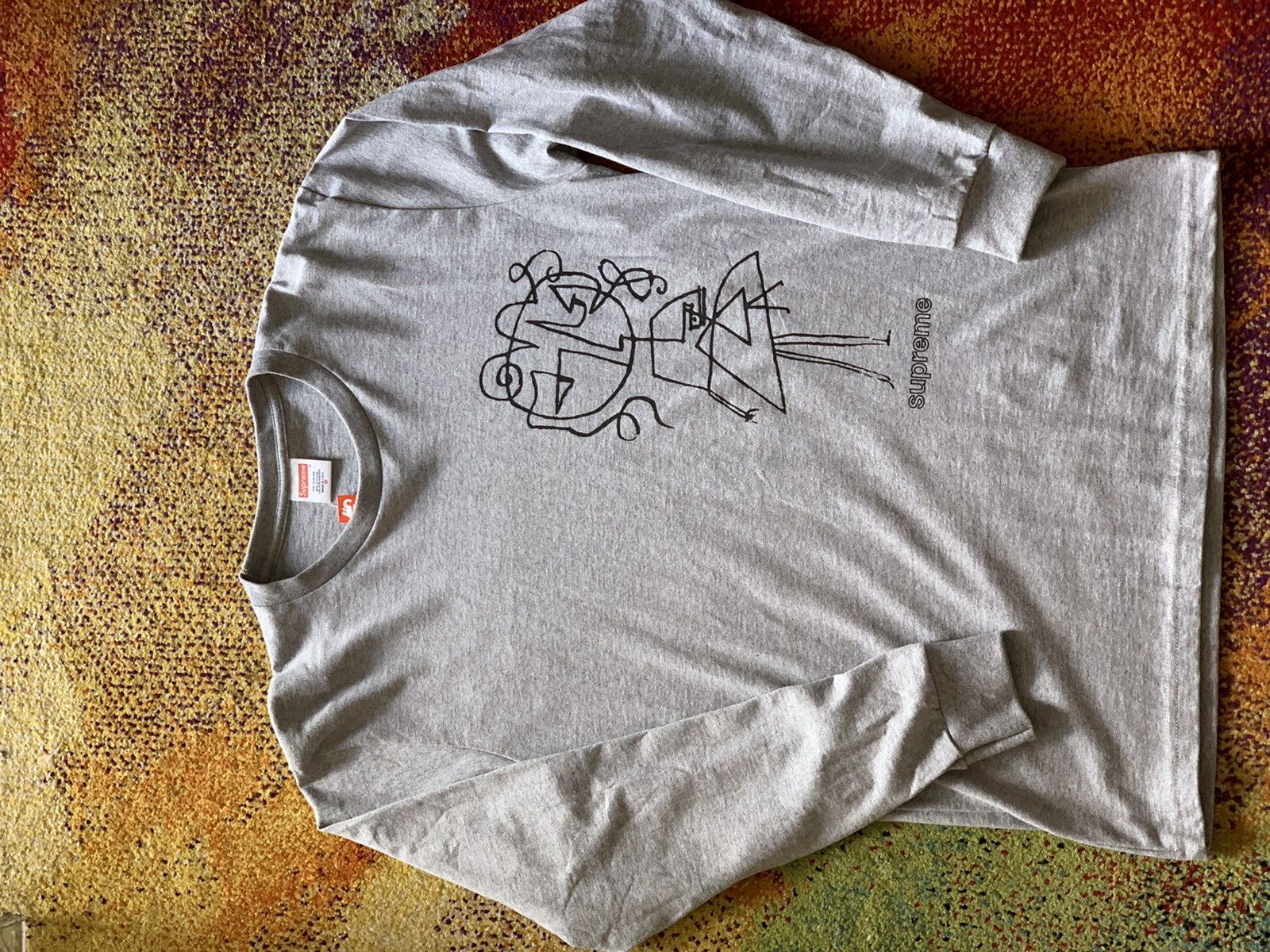 Picasso one-line Long Sleeve Tee Supreme - www.nationalbodyline.in