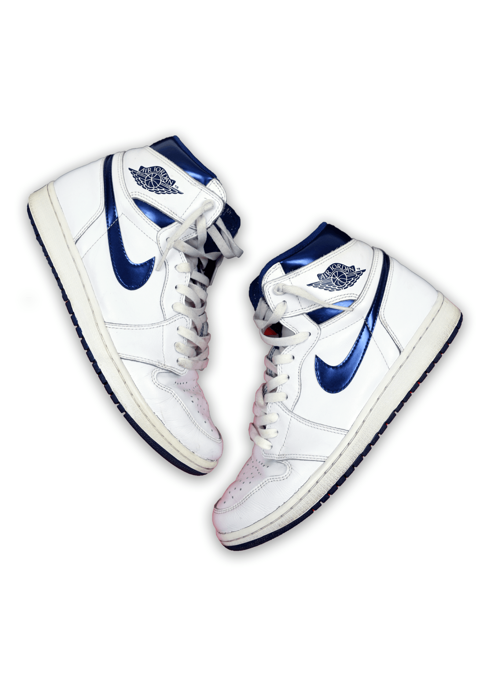 Jordan Brand FINAL DROP: 2016 Air Jordan 1 Retro High OG Metallic Blue Size US 10 / EU 43 - 1 Thumbnail
