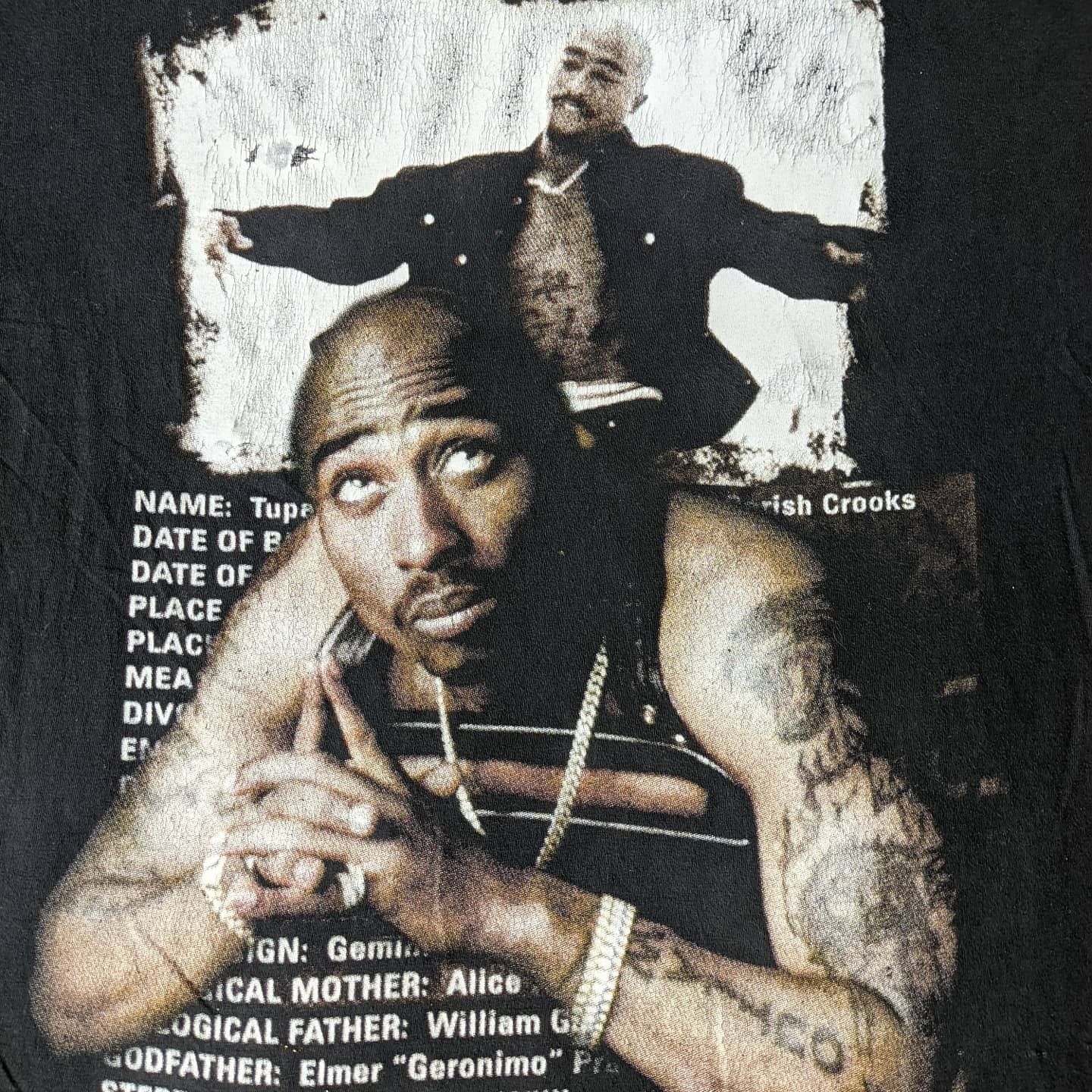 Makaveli × Rap Tees × Vintage 2003 2Pac Makaveli Tupac Shakur Memorial Tee Size US M / EU 48-50 / 2 - 6 Thumbnail