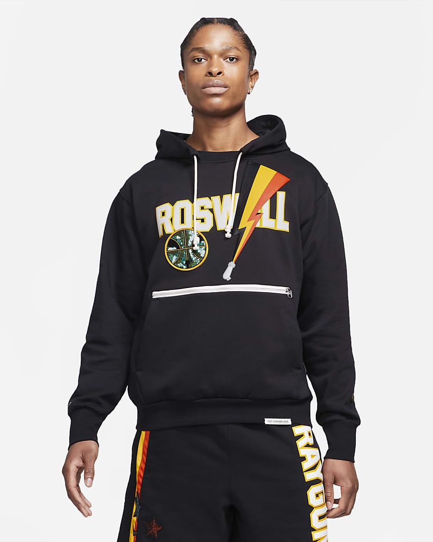 Nike Roswell Rayguns Hoodie Sweatshirt Black CV1933-010 Medium Size US M / EU 48-50 / 2 - 8 Thumbnail