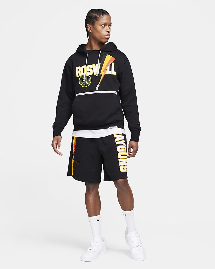 Nike Roswell Rayguns Hoodie Sweatshirt Black CV1933-010 Medium Size US M / EU 48-50 / 2 - 9 Thumbnail