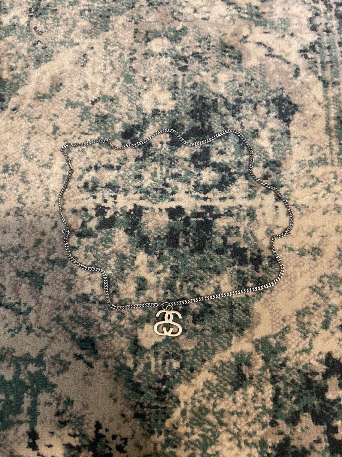 Stussy × Vintage Vintage Stussy Silver chain | Grailed