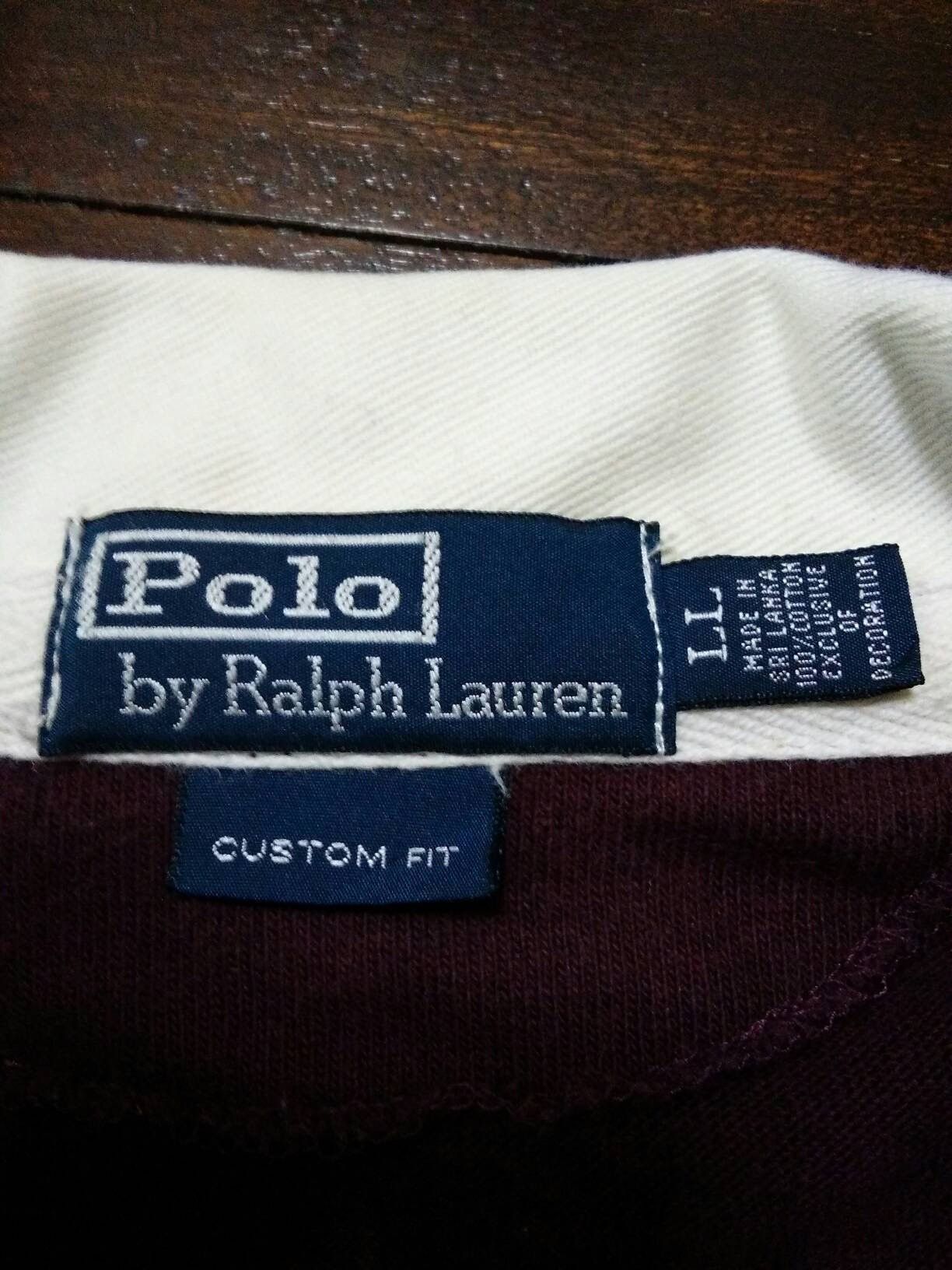 Polo Ralph Lauren Polo Ralph Lauren rugby shirt long sleeve custom fit Size US L / EU 52-54 / 3 - 5 Thumbnail