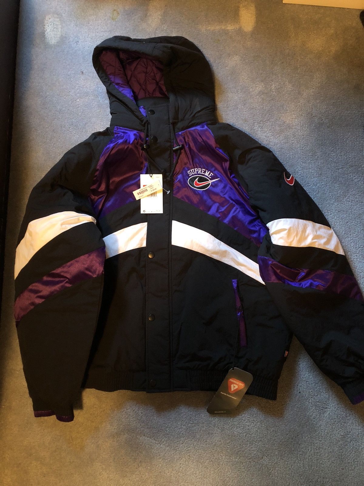 Supreme Nike Jacket Purple | Grailed