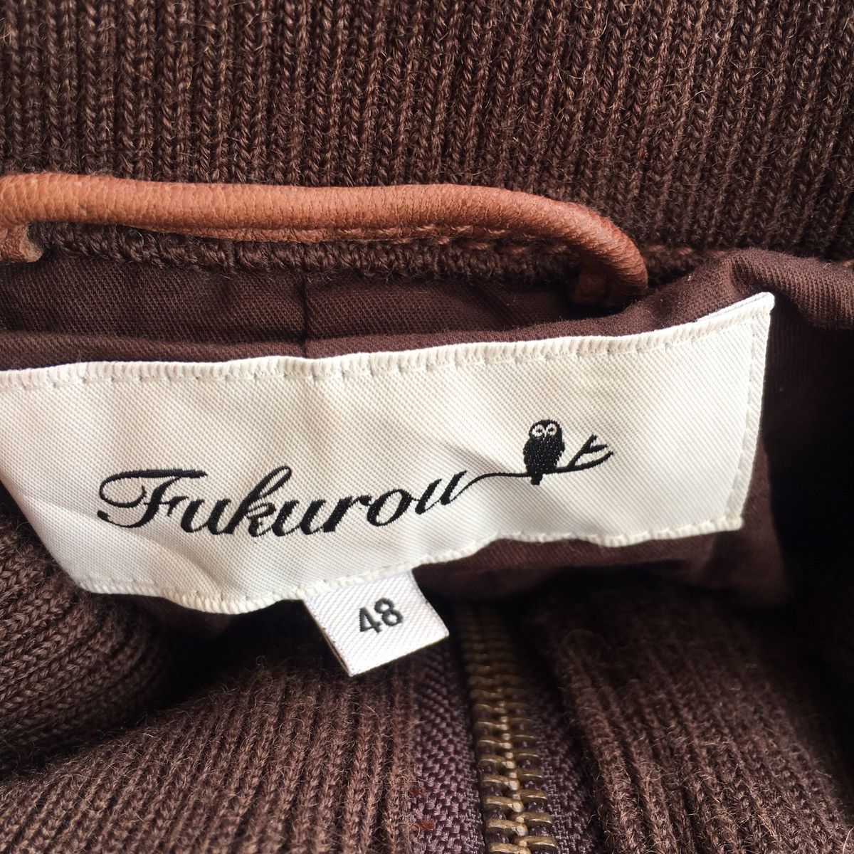Japanese Brand fukurou leather jacket Size US M / EU 48-50 / 2 - 2 Thumbnail