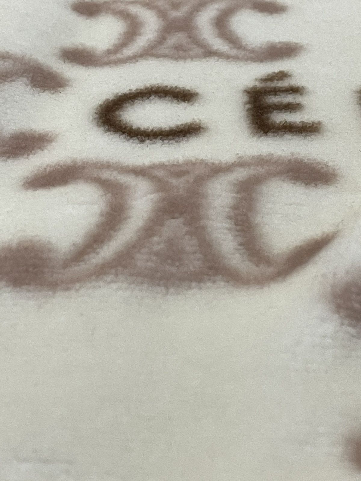 Celine Luxury CELINE All Over Monogram Acrylic Blanket Size ONE SIZE - 5 Thumbnail
