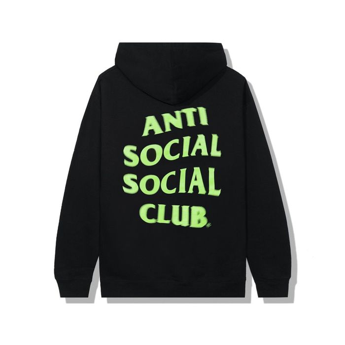 Green anti social social club online hoodie